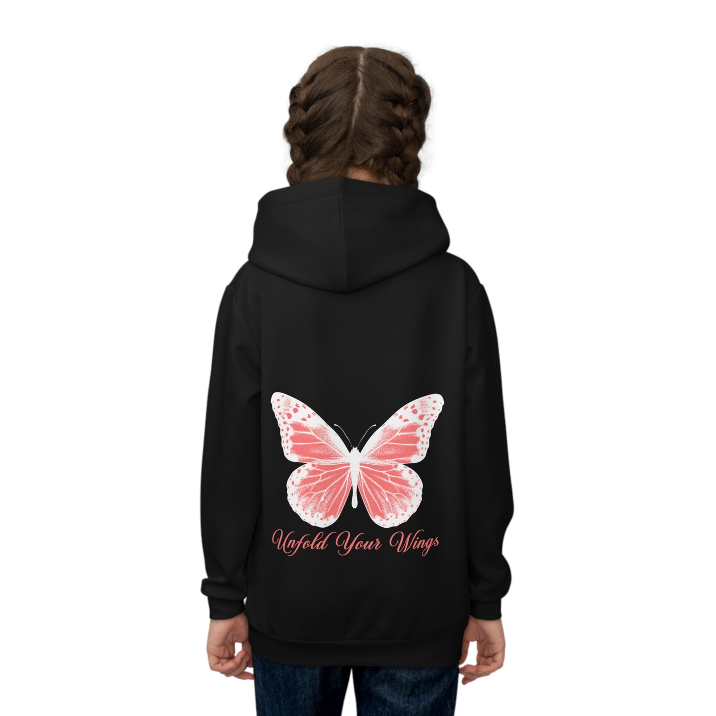 UNFOLD YOUR WINGS OVERSIZE HOODIE BARN